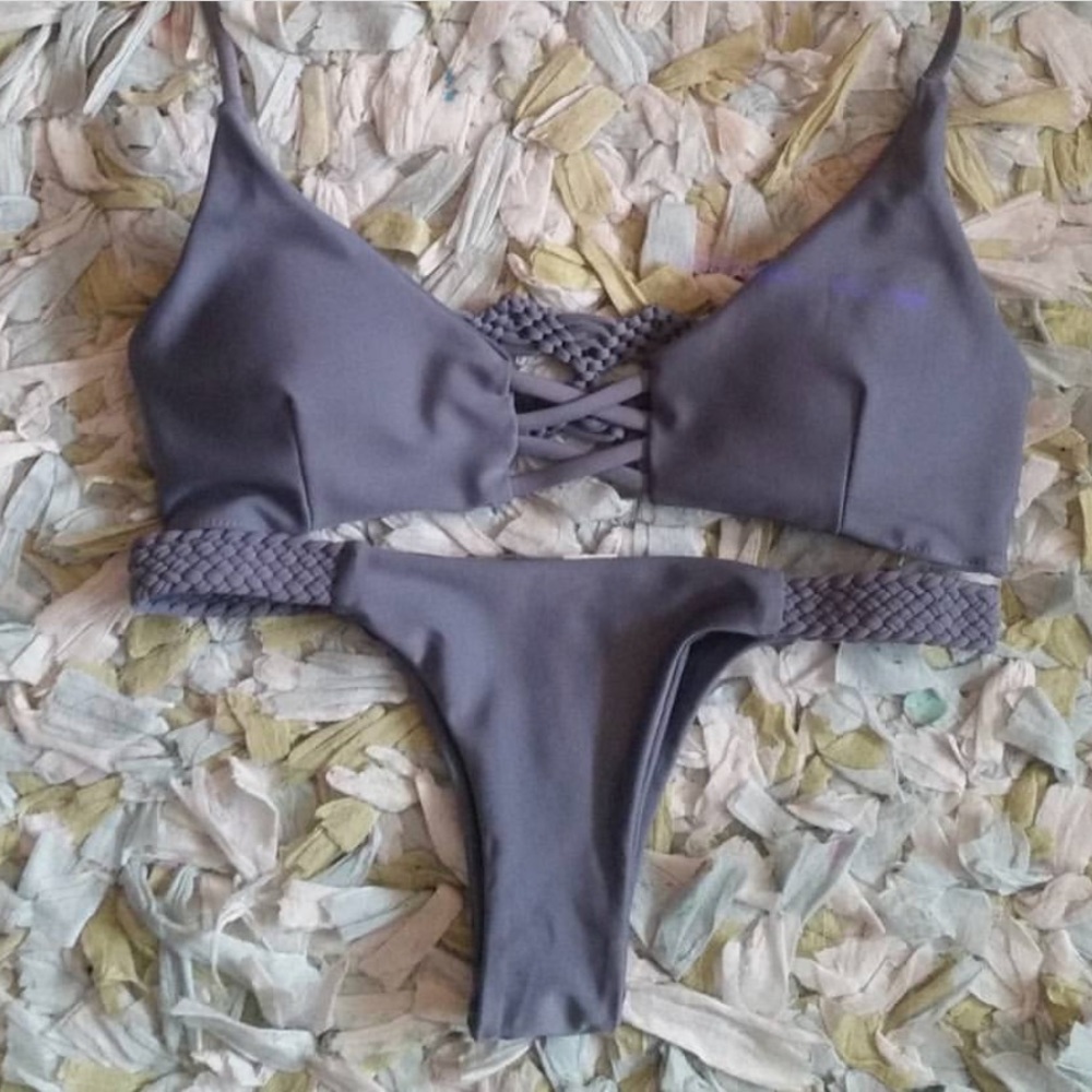 Grey bikini set